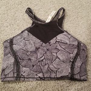 Crop sports bra