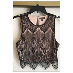 Express Lace crop top