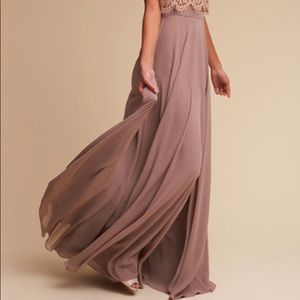Jenny Yoo/BHLDN Hampton Skirt in Pecan