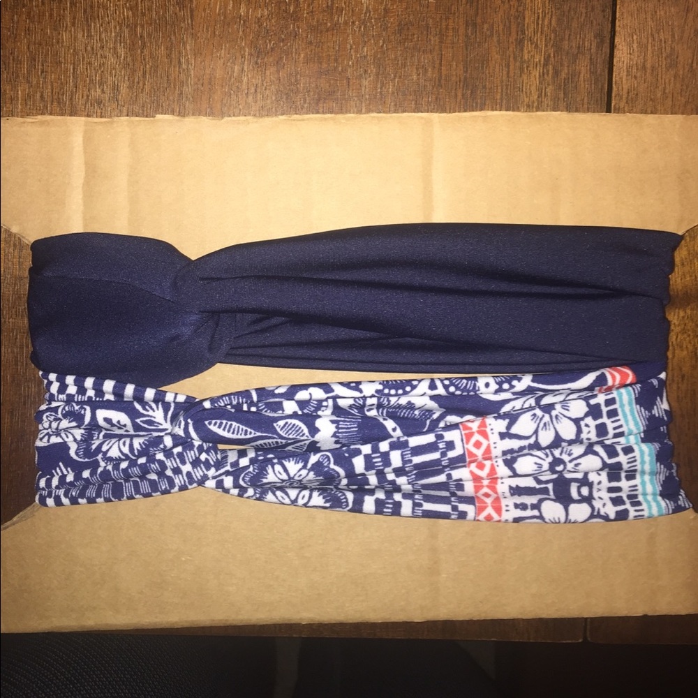 Twist front headband set