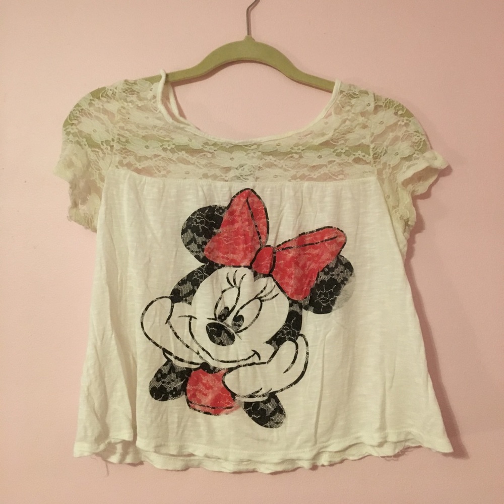 Minnie Mouse Crop Top
