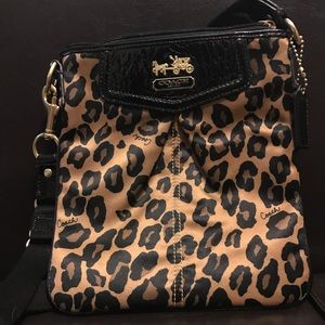 Cheetah Coach Crossbody