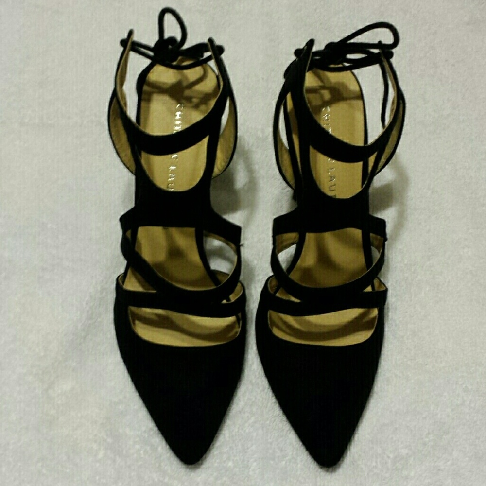 Chinese Laundry Black/Cream Stilletos Size 9M