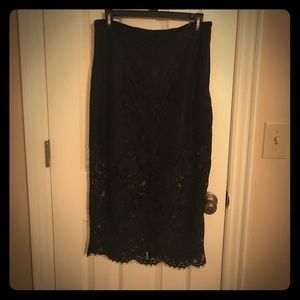 NWT Forever 21 Calf 1/2 Lace Skirt NWT Forever 21 Calf 1/2 Lace Skirt