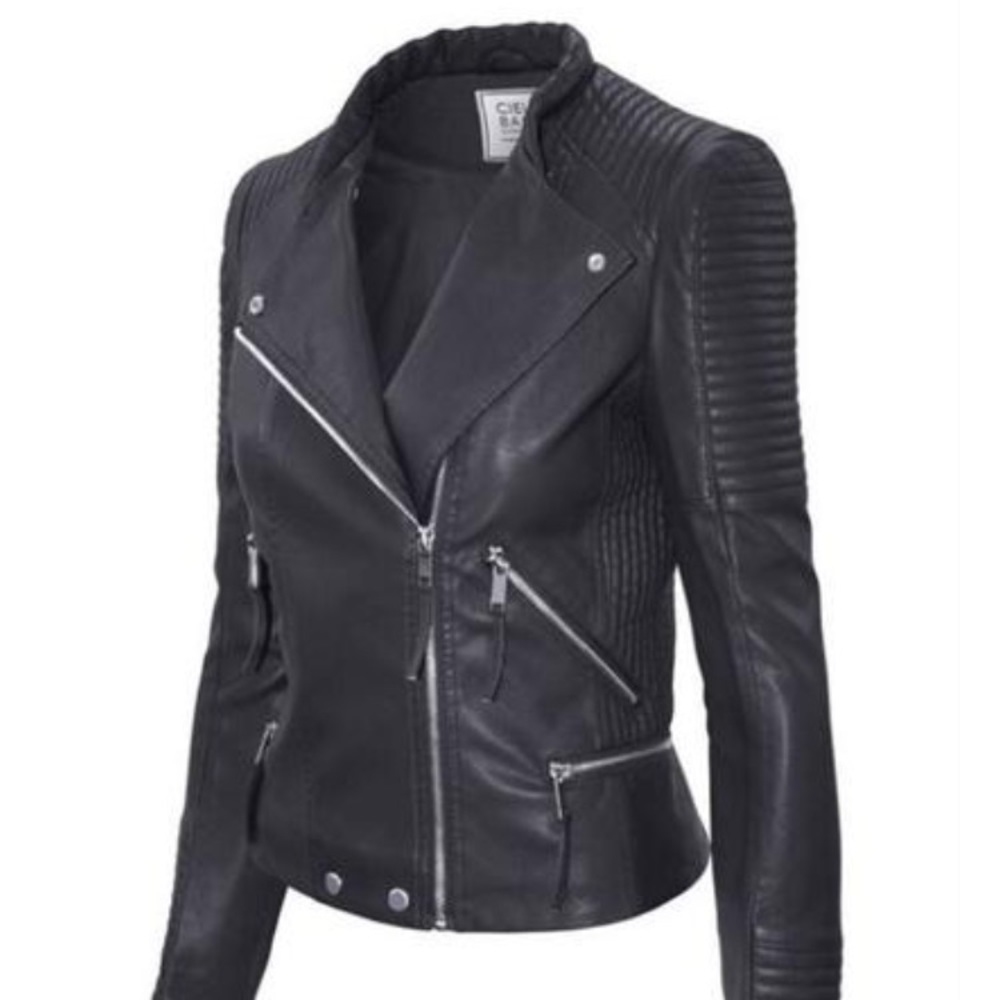 OLIVE MOTO JACKET - Picture 4 of 4