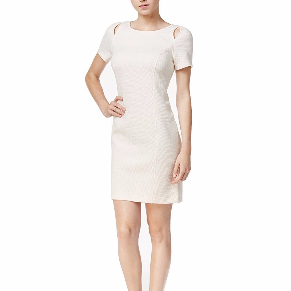 KENSIE Basket Weave Knit Dress