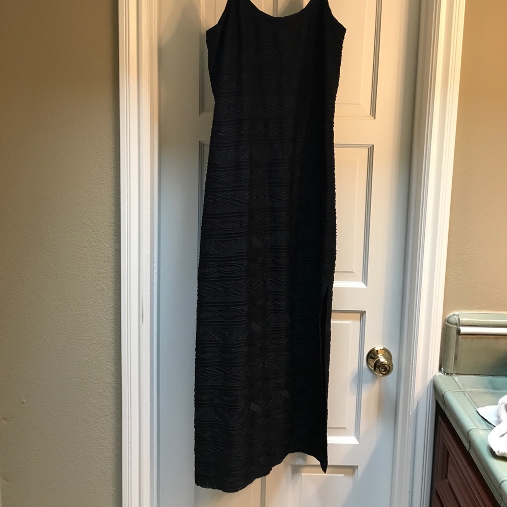 Black long dress