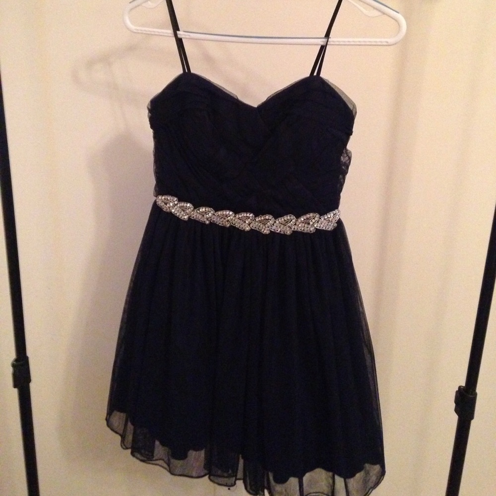Navy blue special occasion dress
