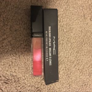 Authentic Mac tricolored lipglass simply delicious