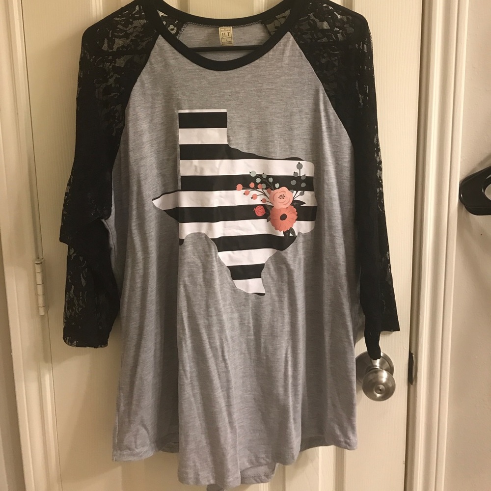 TEXAS STRONG + Cute Texas Baseball tee!