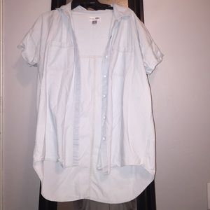 Demin boyfriend style top💕