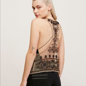 Free People Beaded Vest