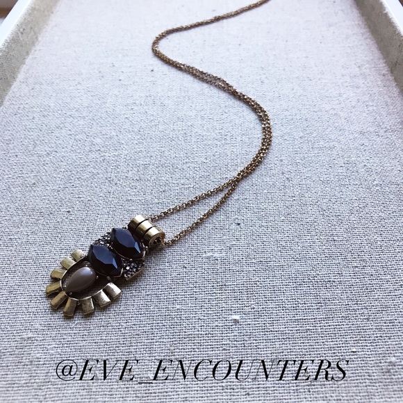 | 'PHOENIX' LONG STATEMENT NECKLACE | - Picture 2 of 5