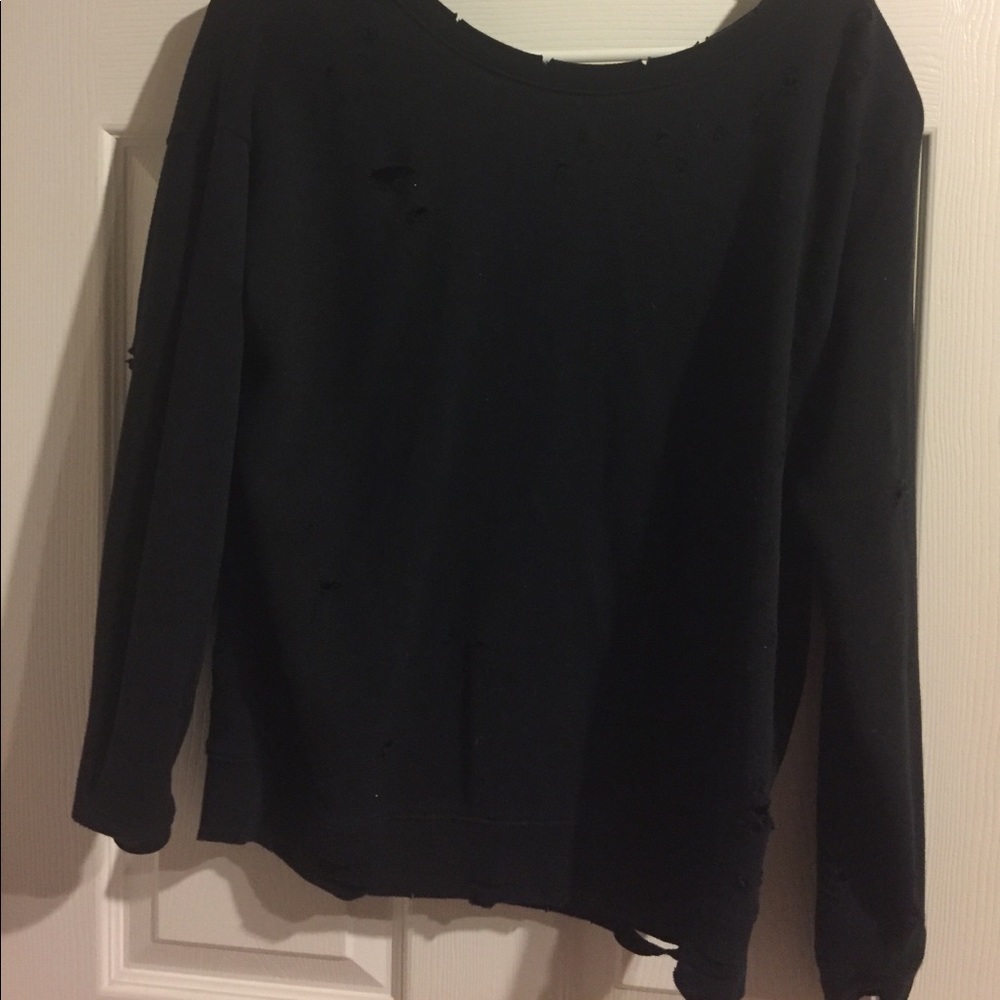 Express Destressed Sweatshirt