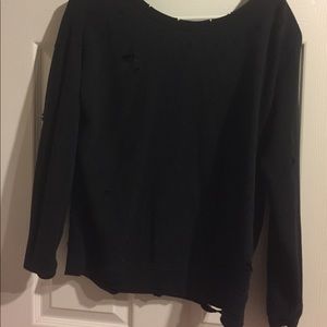 Express Destressed Sweatshirt
