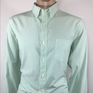 J.CREW Men's Shirt Long Sleeve SZ L 100% Cotton