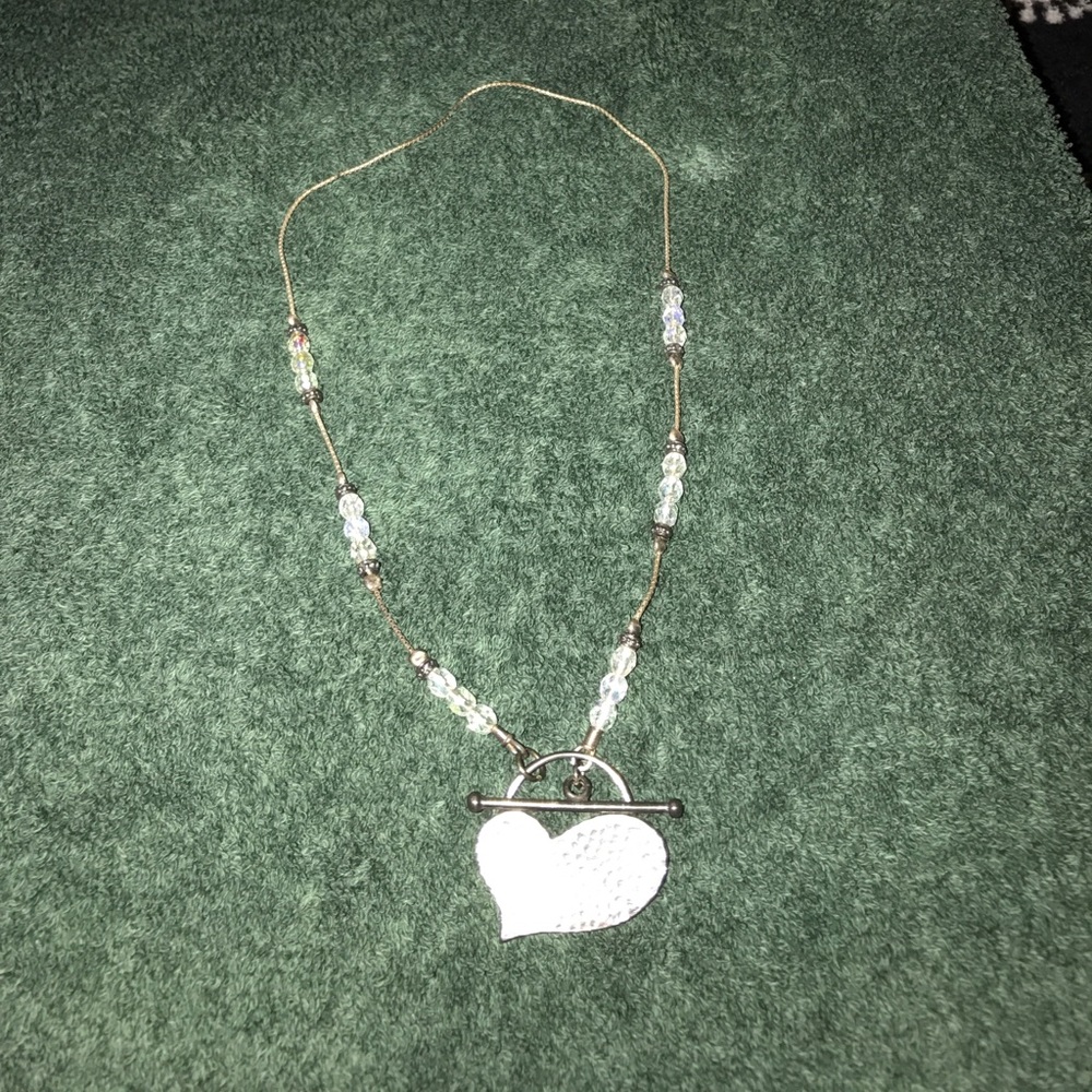 Silpada choker with heart