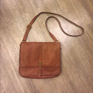 Leather Fossil Cross Body