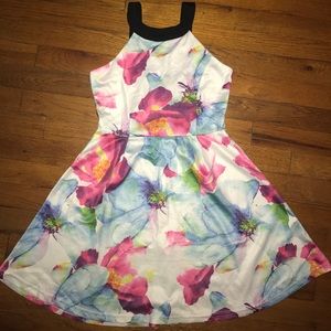 Floral Fit & Flare Dress
