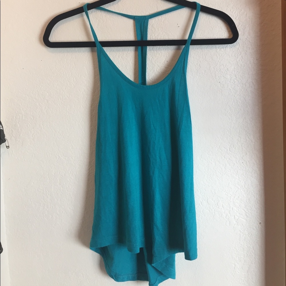 Blue/Teal Racer Back Tank