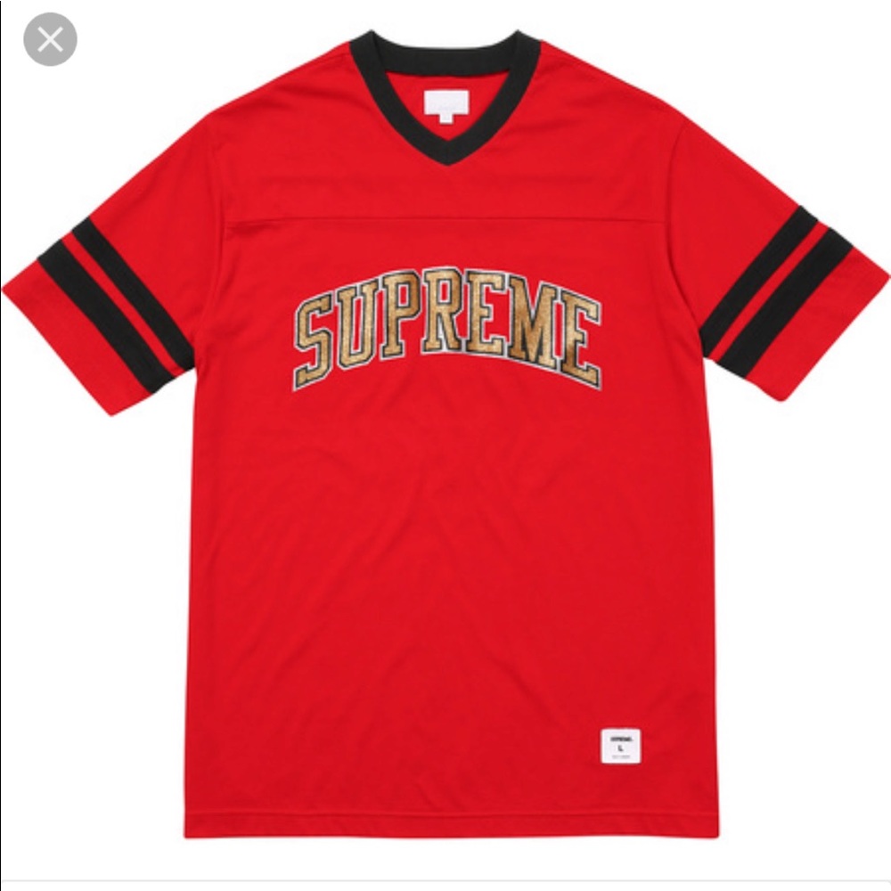 AUTHENTIC SUPREME BRAND NEW FOOTBALL TOP