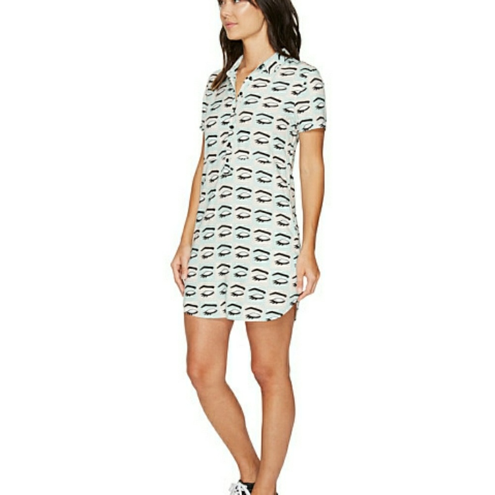 VANS X KENDRA DANDY MOD EYE SHIRT DRESS