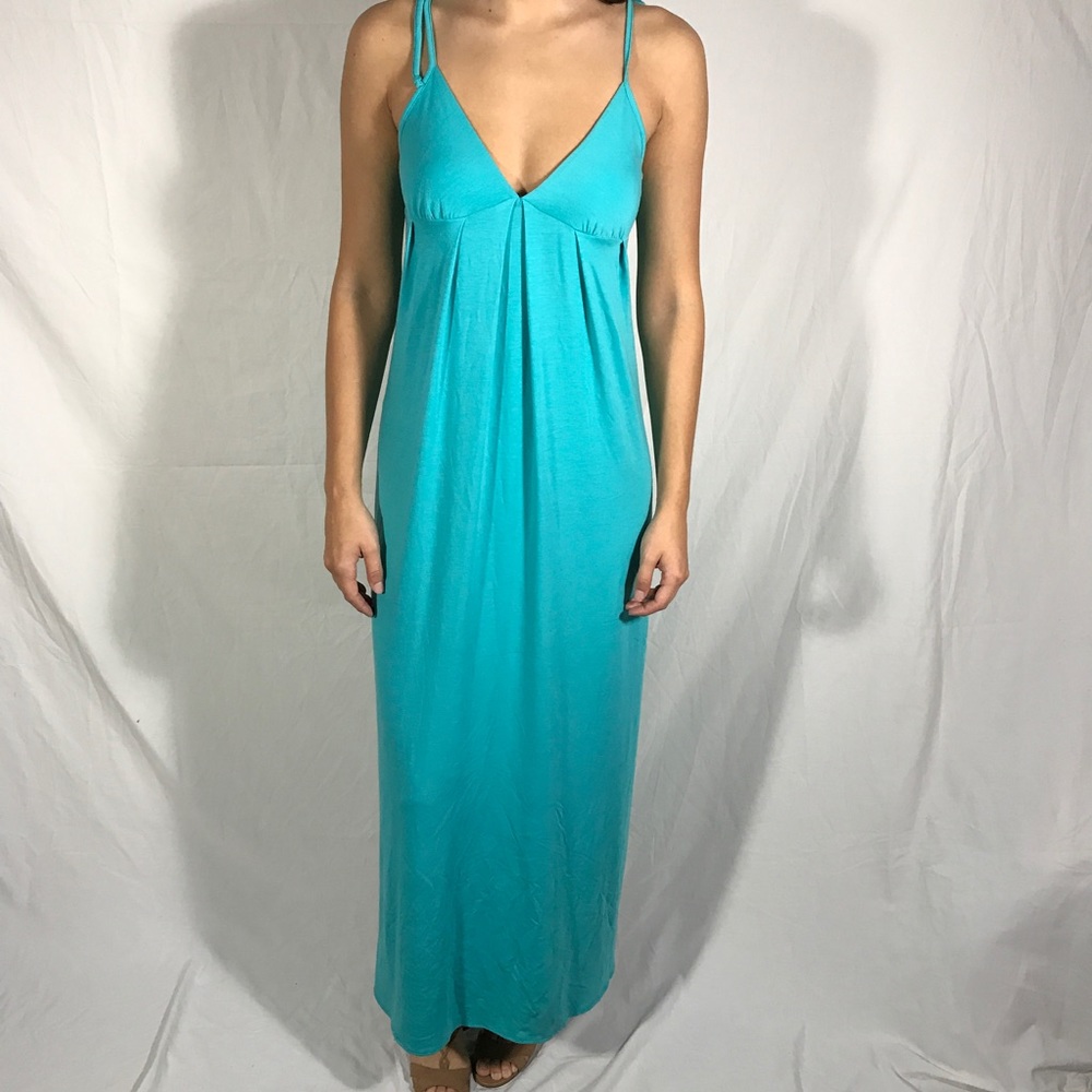 BLUE CUTE MAXI DRESS - NEW