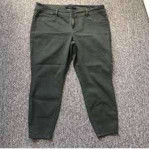 Torrid army green/olive jegging