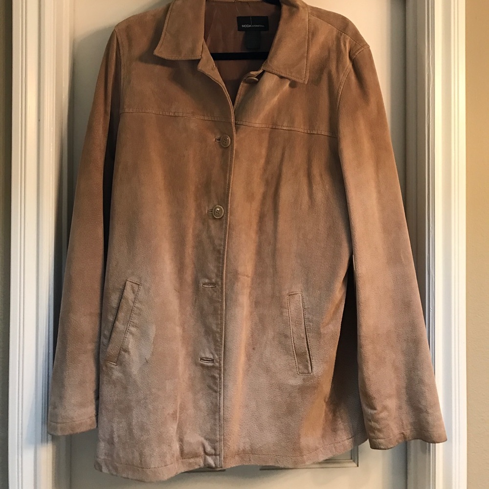 Tan suede jacket