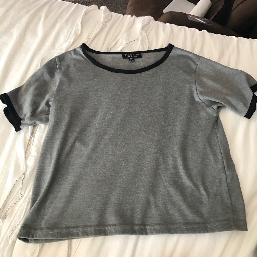 Grey Topshop Tee Size 2
