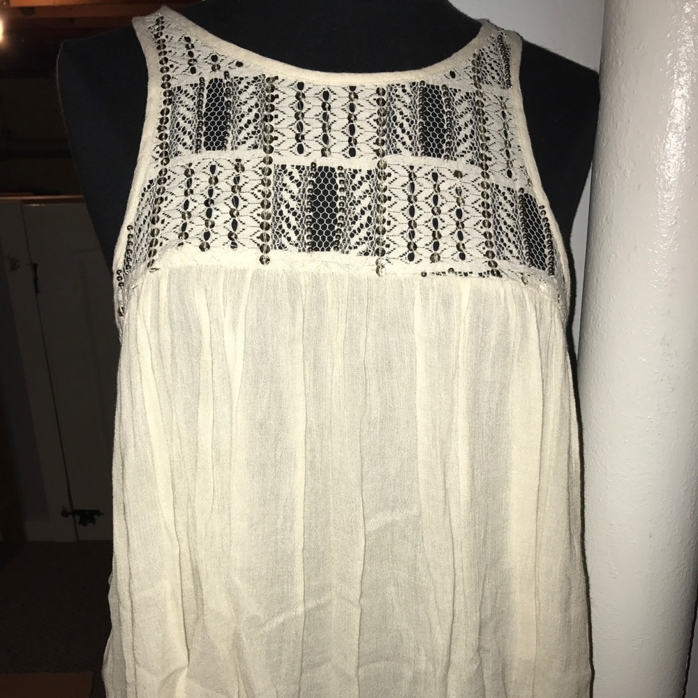 Hollister Embroidered Tank