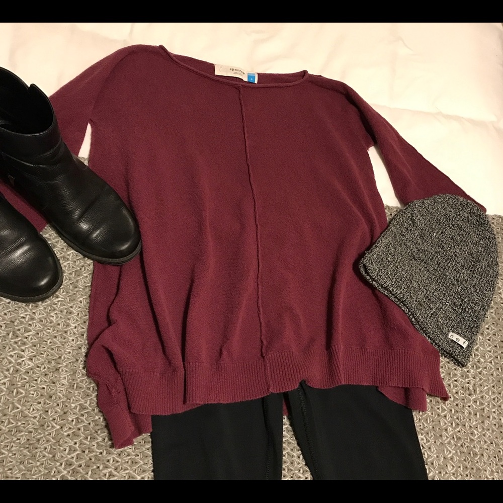 NWOT Anthropologie Flowy High Neck Sweater, S