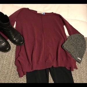 NWOT Anthropologie Flowy High Neck Sweater, S