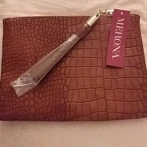 Merona clutch / makeup bag