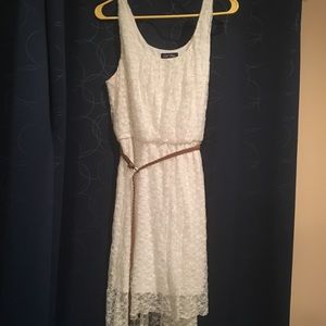 White Lace Hi-lo dress from Kohl's XL