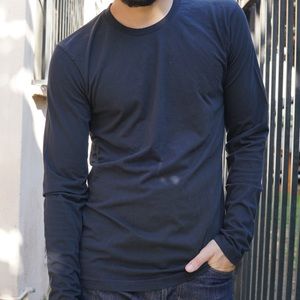 AMERICAN APPAREL Power Washed Long Sleeve Tee