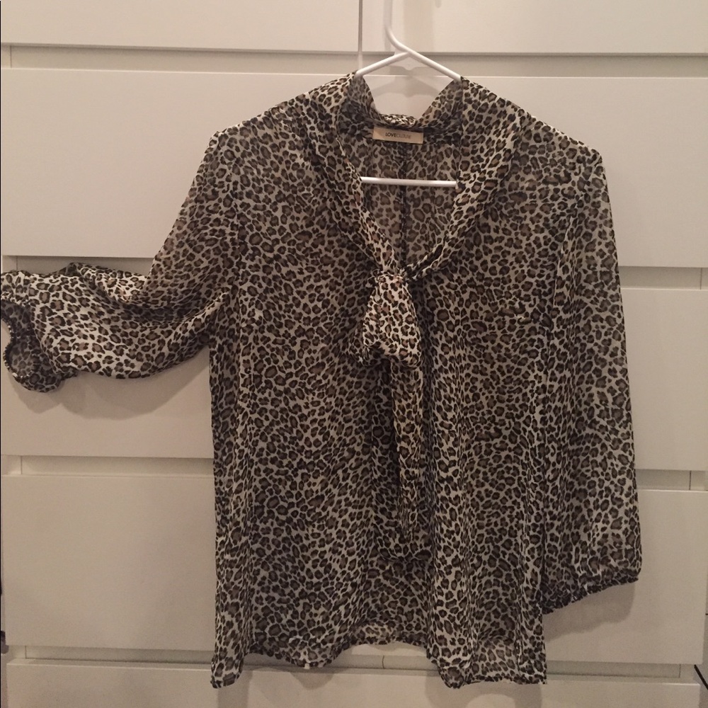 Leopard Print Blouse