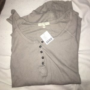 Long sleeve urban outfitters beige shirt Long sleeve urban outfitters beige shirt