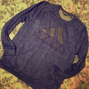 Adidas Purple workout sweater