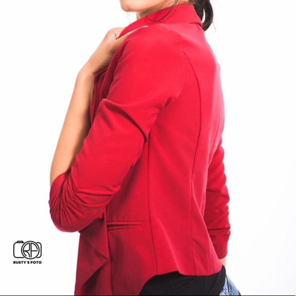 Red blazer