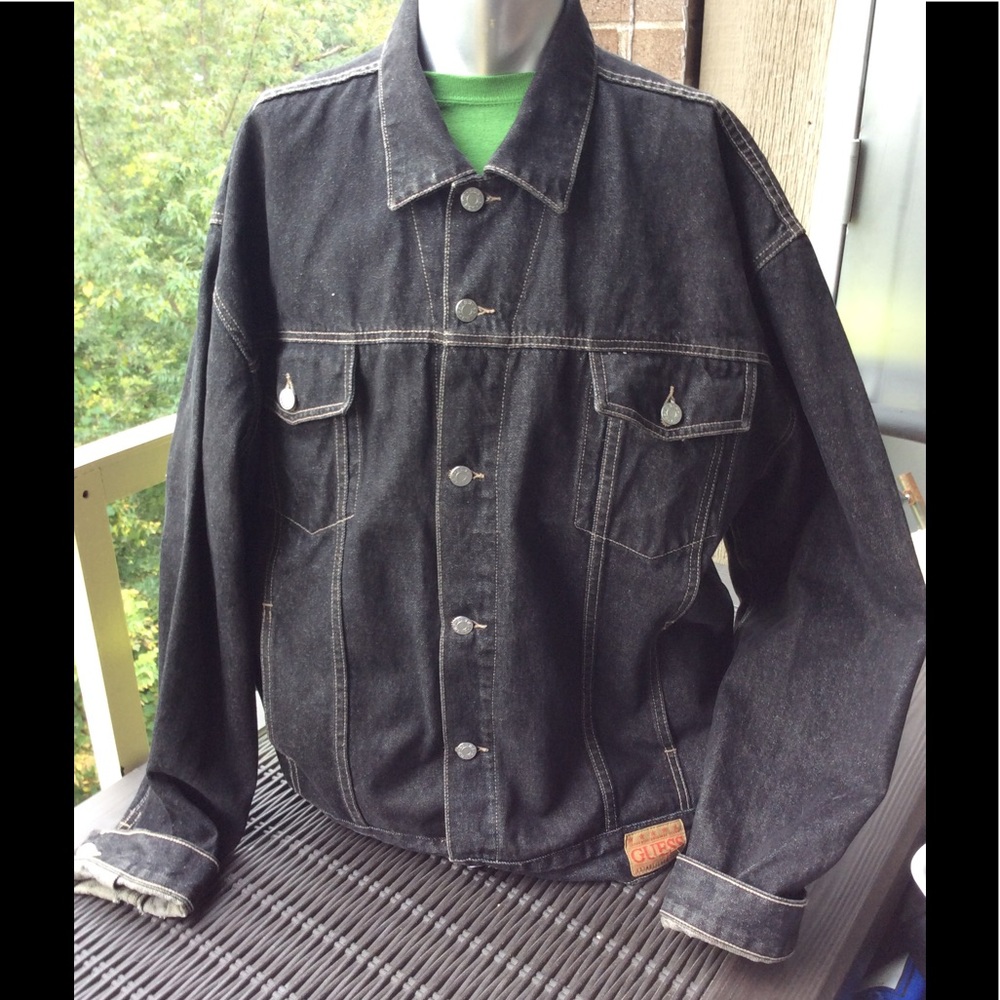 Classic Guess Denim Jeans Jean Jacket Size 3XL