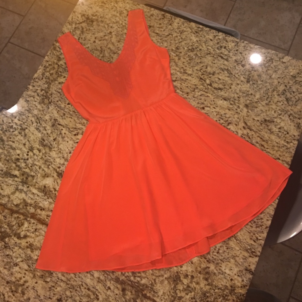 Boutique Coral Dress