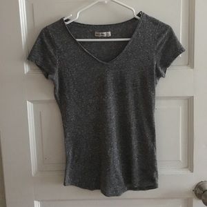 Light Grey Abercrombie And Fitch V-Neck
