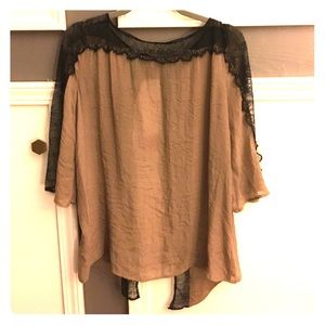 Kimchi & Blue Gorgeous Open Back Lace Top