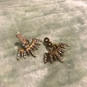 Ear jacket earrings