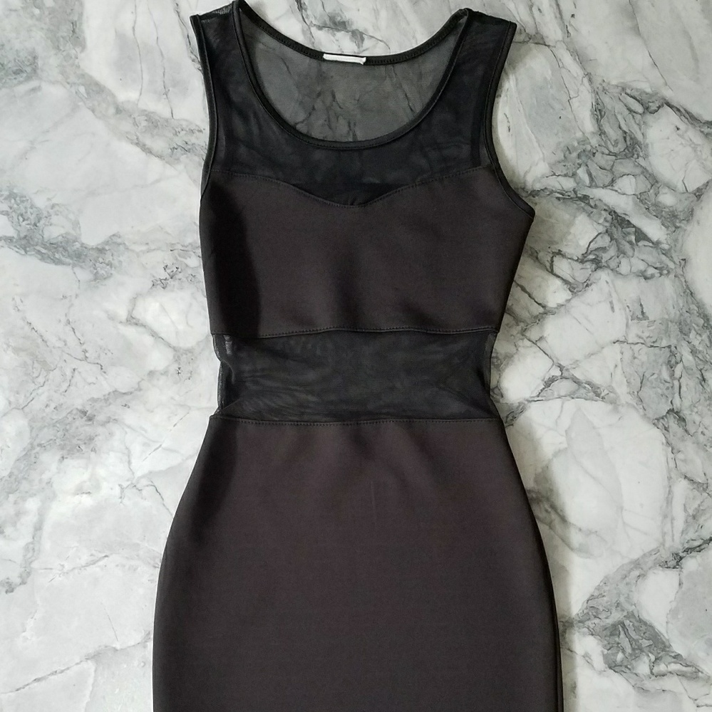 Fitted Black Body Dress
