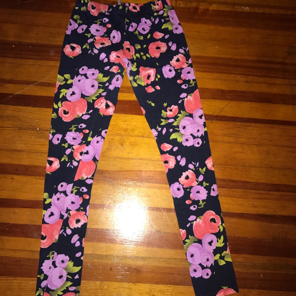 Floral patterned leggings
