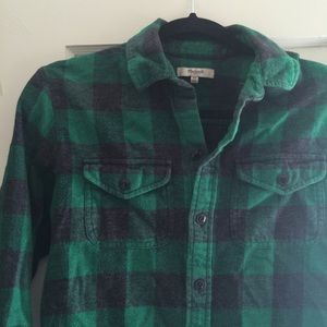 Madewell Plaid Button Up