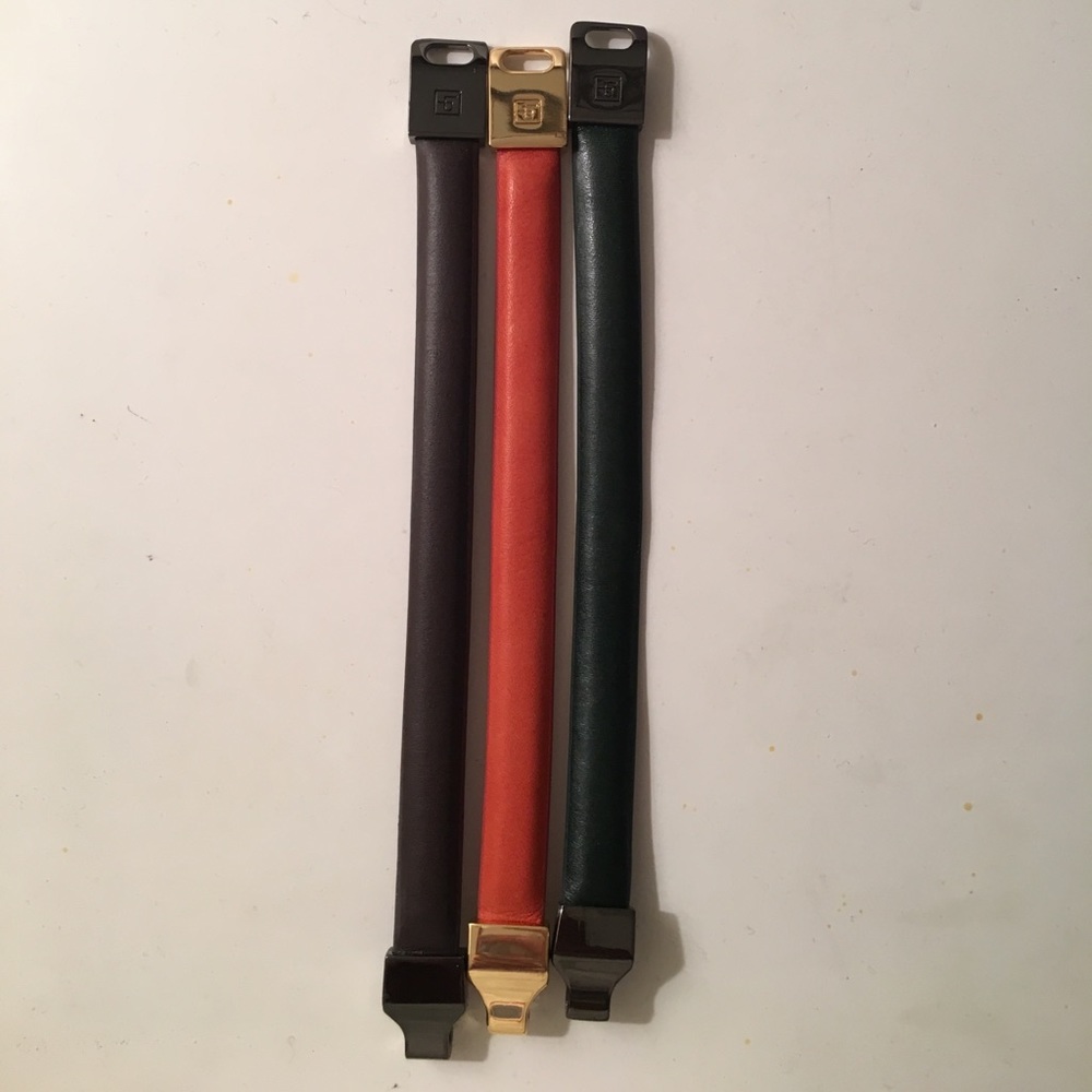 NWOT! 3 Linea Pelle Genuine Leather Bracelets
