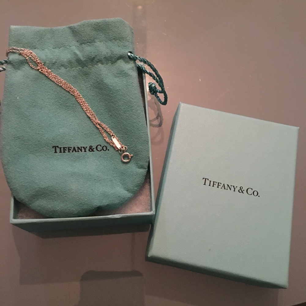 Authentic 16" Tiffany and Co silver chain
